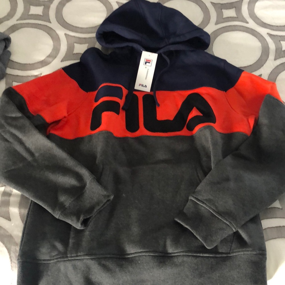 New men’s Fila hoody